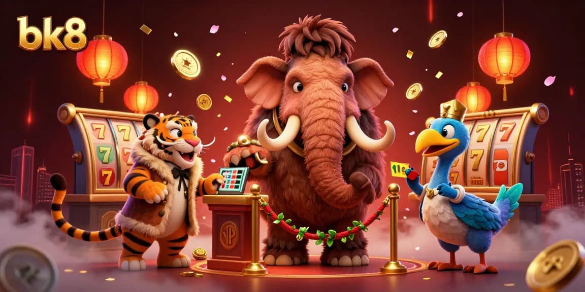 Experience thrilling gameplay with bk8, featuring a dynamic scene of casino characters and elements filled with excitement.