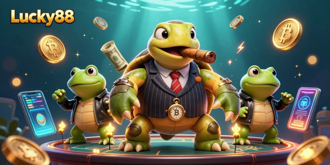 Spin the reels on Lucky88 and discover vibrant casino energy with cartoon characters.