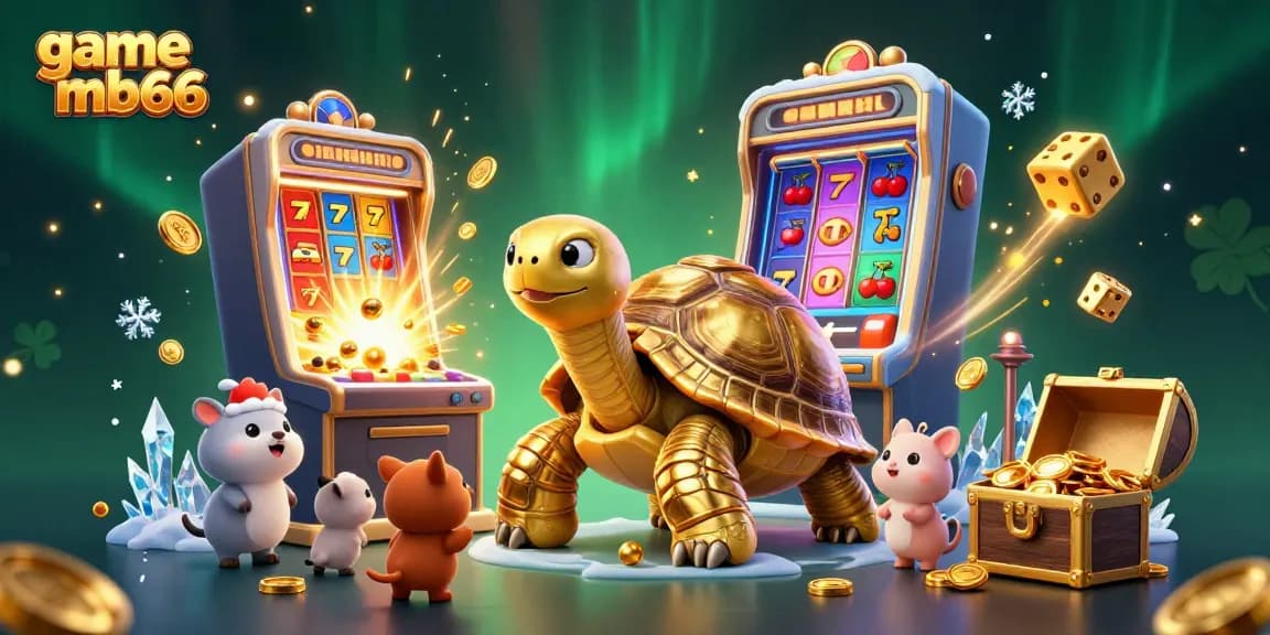 Experience thrilling moments with game mb66, featuring golden tortoise and jackpot excitement!