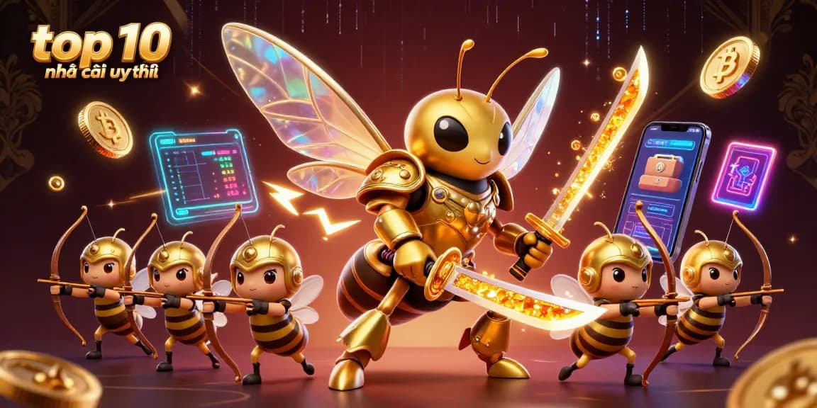 Engage with top 10 nhà cái uy tín through this vibrant 3D casino scene showcasing immersive gaming elements.
