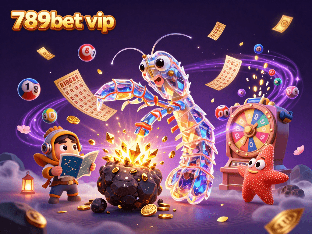Engage with thrilling 789bet vip gameplay illustrated through a galactic adventure featuring vibrant casino elements.