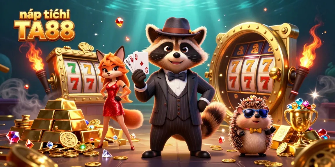 Engage in thrilling nạp tiền TA88 action with suave characters and dynamic casino elements.