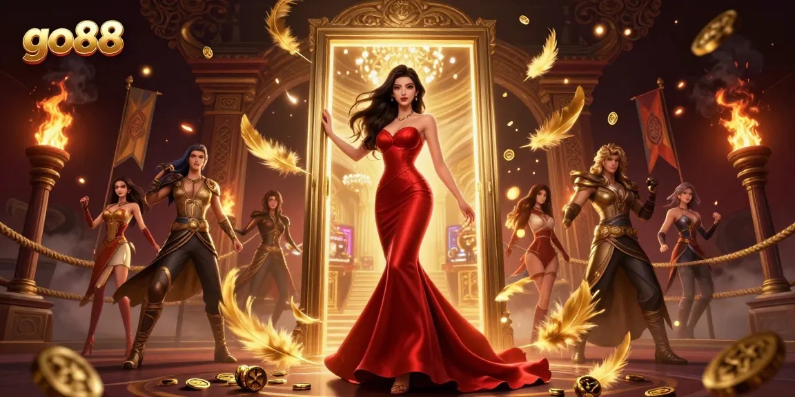 Experience go88 with excitement as beautiful players engage in thrilling casino action and golden opportunities.