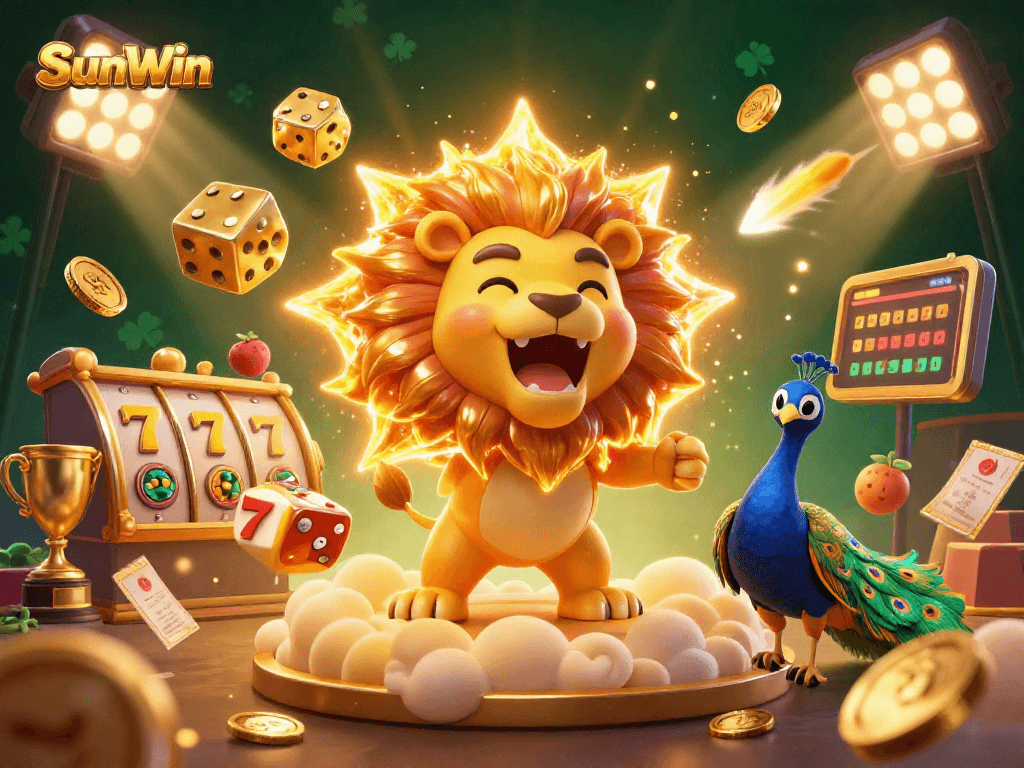 Spin the jackpot with SunWin's thrilling casino adventure featuring vibrant characters and dynamic gameplay.