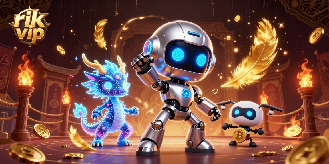 Experience the thrilling action of rik vip with a cyberpunk twist, featuring casino elements and vibrant energy.