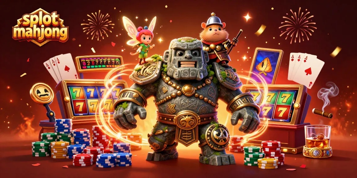 Experience thrilling spins with slot mahjong, featuring fantasy characters and dynamic casino elements.