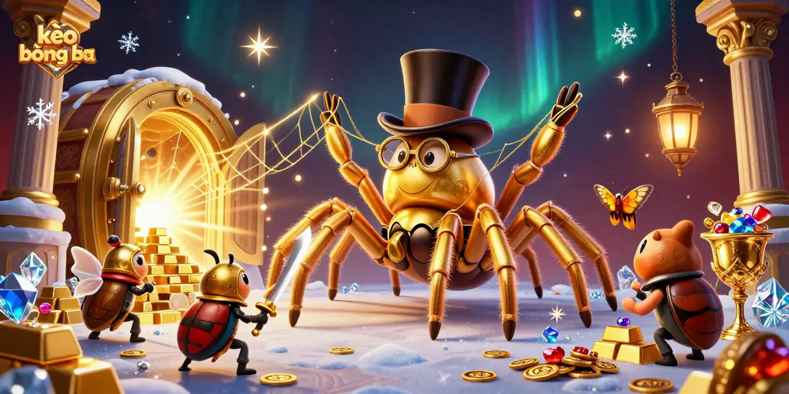Experience the thrilling world of kèo bóng đá with a vibrant 3D adventure featuring lively characters and dazzling casino treasures.