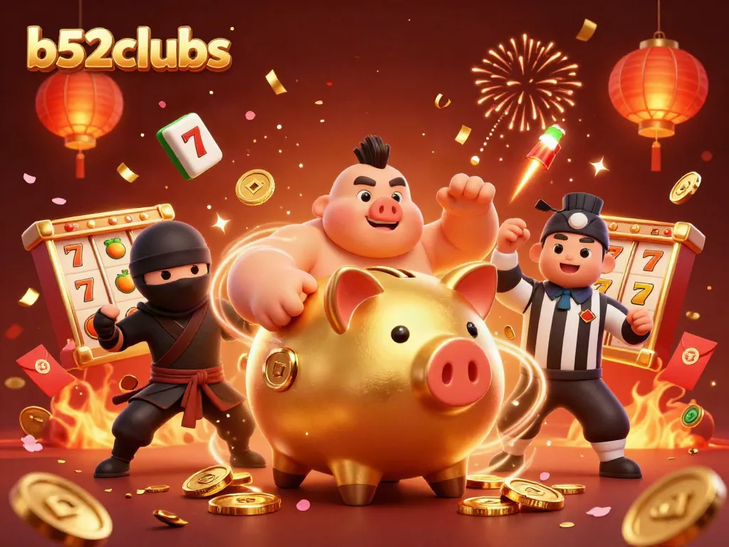 Experience thrilling wins with b52clubs in a vibrant casino showdown scene