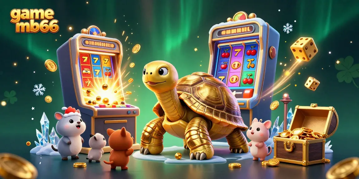 Experience thrilling moments with game mb66, featuring golden tortoise and jackpot excitement!